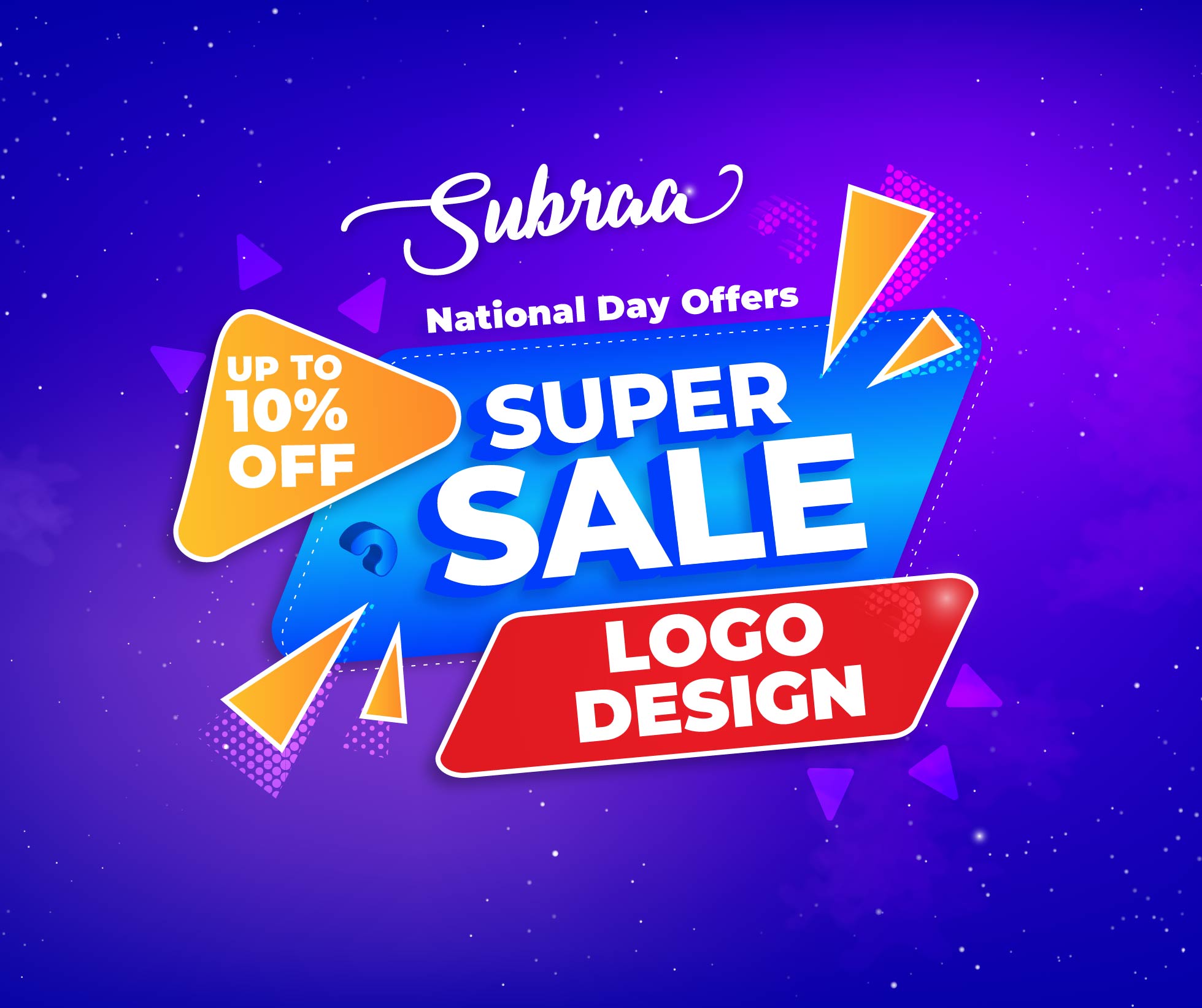 National Day Offers for Logo Design - Subraa, Logo Designer Singapore