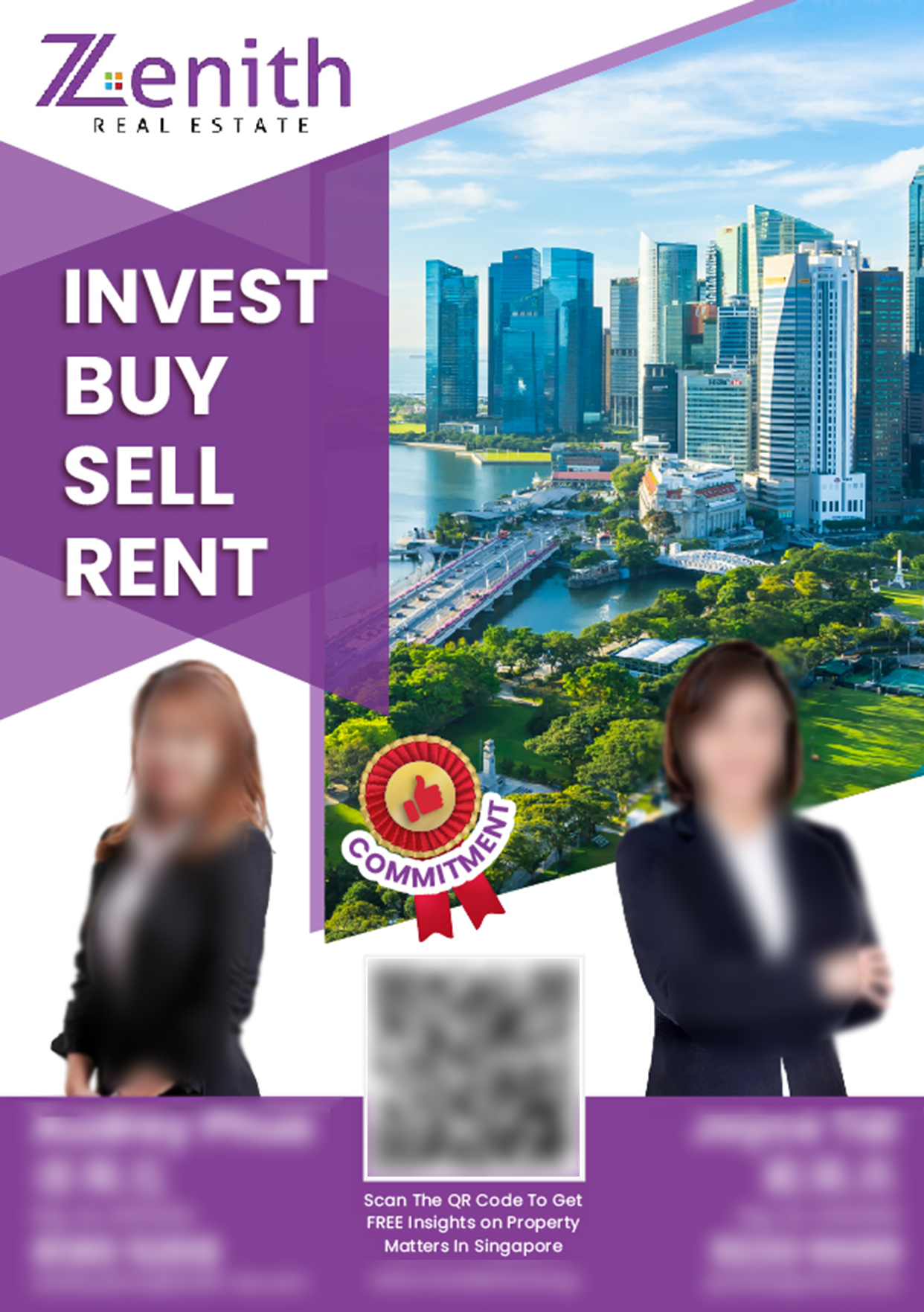 Flyer Design Services for Property Agent Singapore