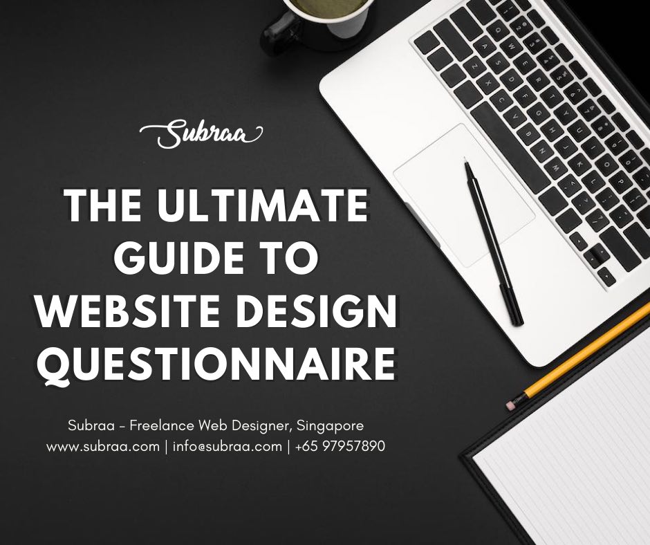 Website Design Questionnaire - A Freelance Web Designer Guide