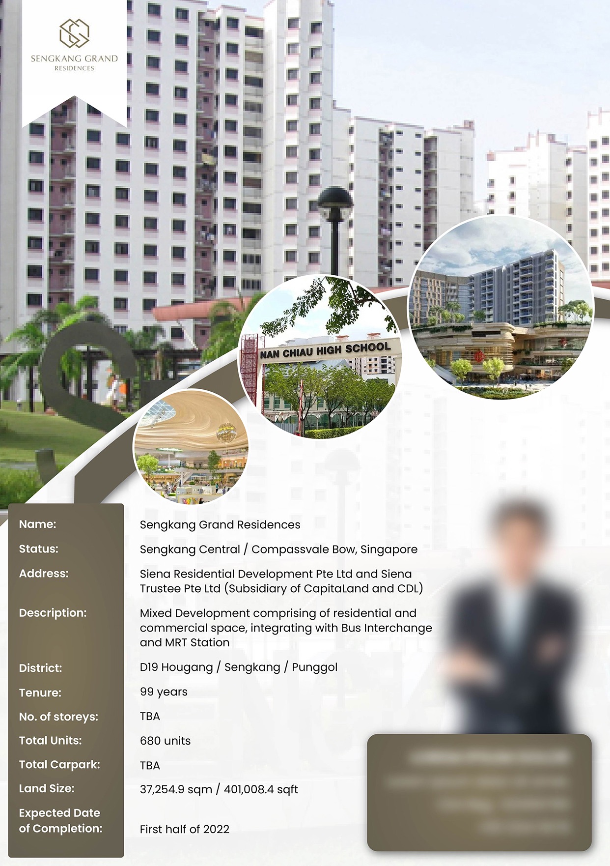 Flyer Design Services for Real Estate Agent in Singapore for Property Launch