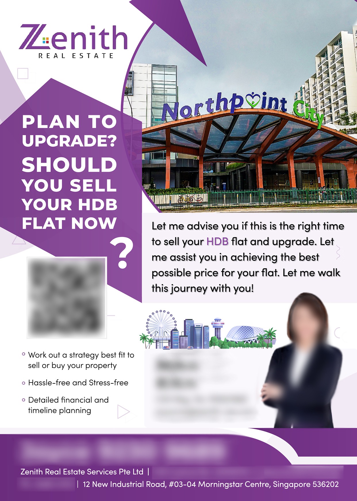 Flyer Design for Property Agent - Buy, Sell Property