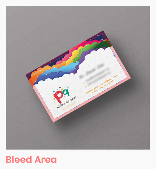 Business Card Design - What is Bleed area