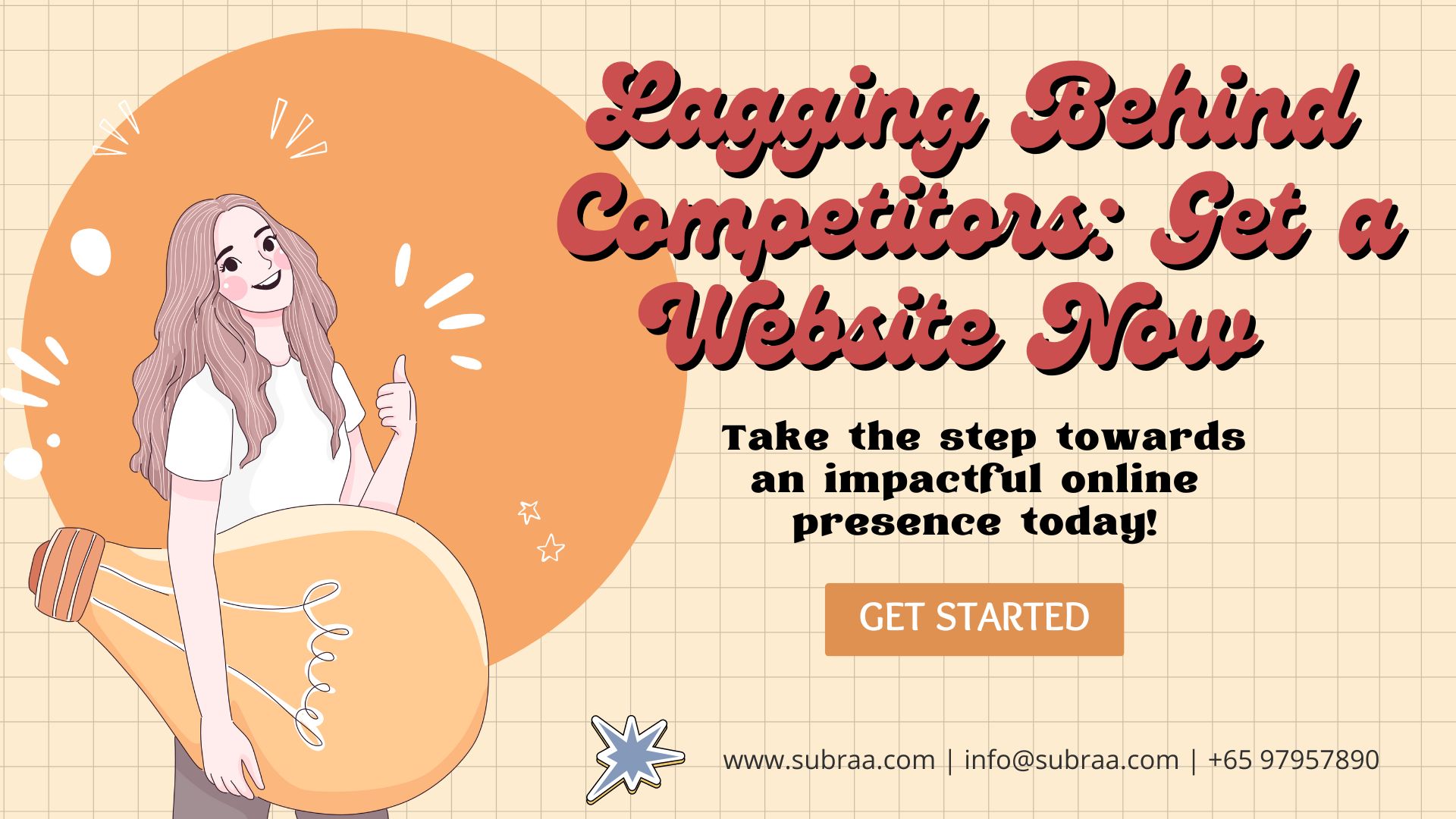 Get a Website now from Freelance Web Designer - Subraa