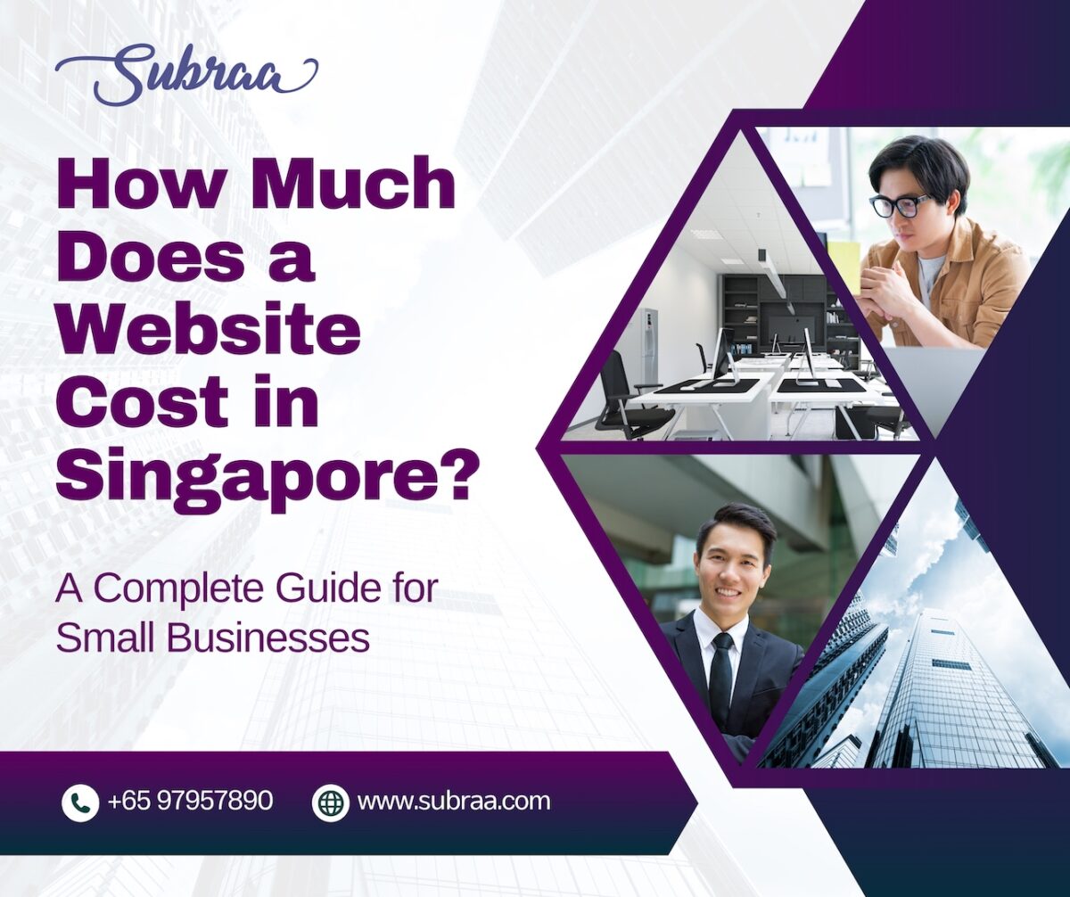 How much does a Website Design cost in Singapore by Subraa