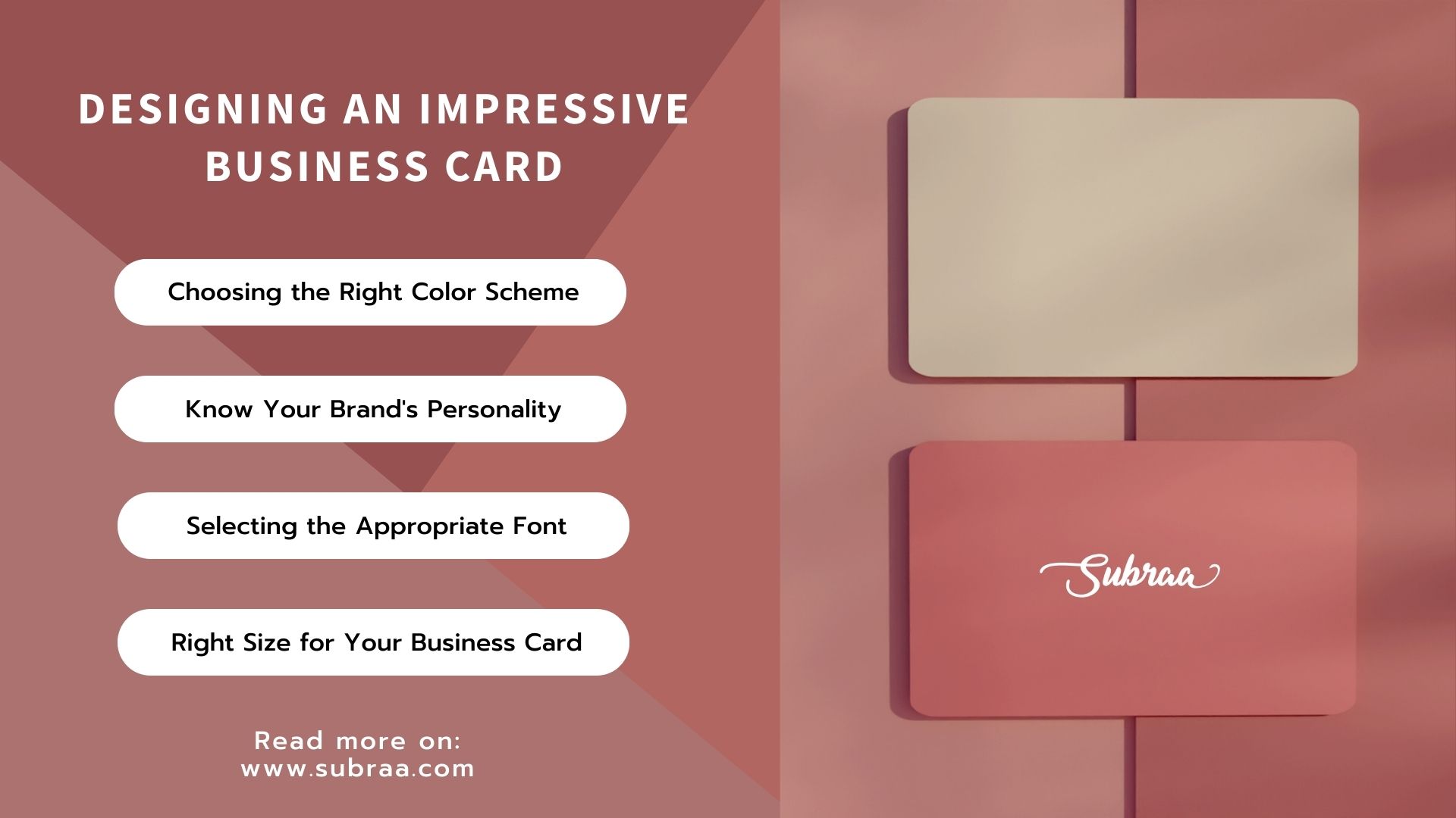 How to design an Impressive Business Card in Singapore