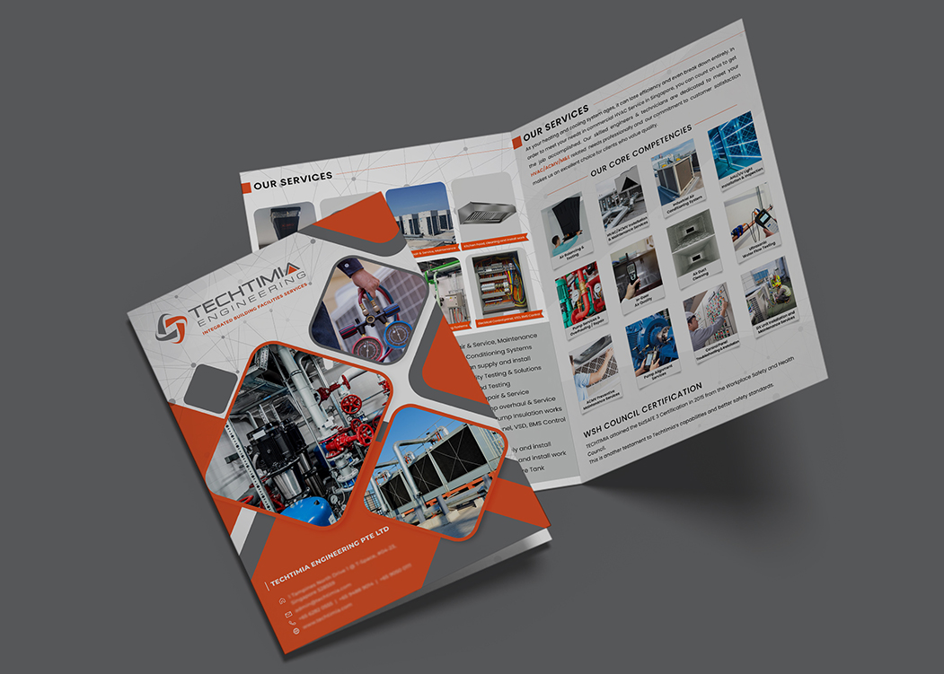 Brochure Design for Engineering Company in Singapore