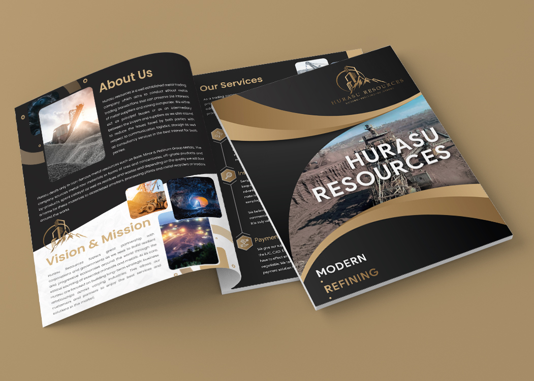 Brochure Design for Metal Trading Company in Singapore