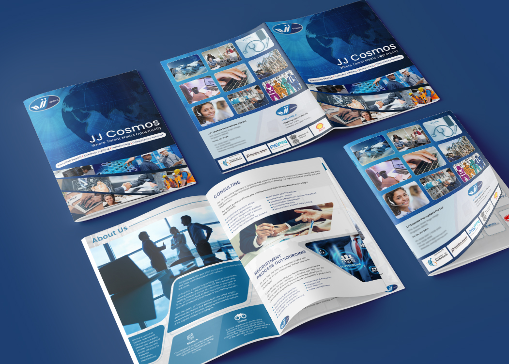 Brochure Design for Recruitment and Consulting Company in Singapore