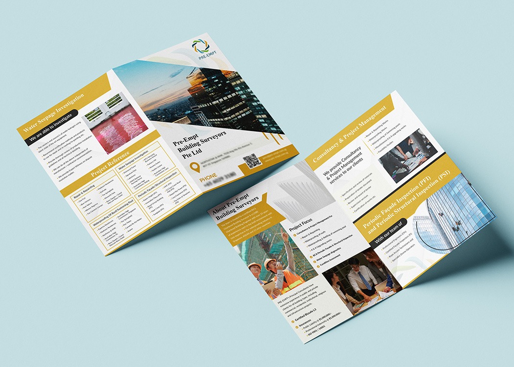 Building Inspection Brochure Design Singapore