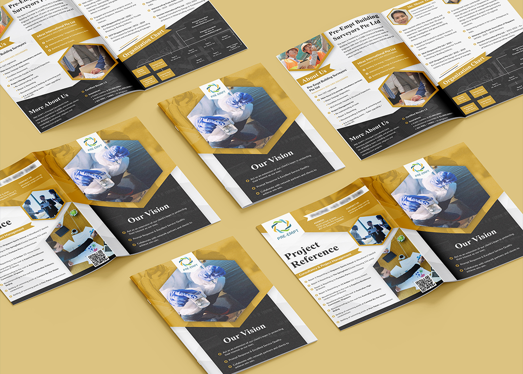Building Surveyor Brochure Design Singapore