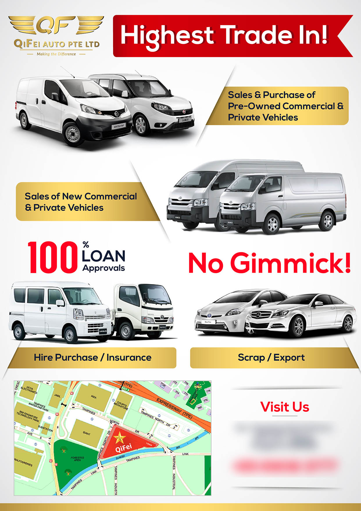 Flyer Design for Automobile Showroom