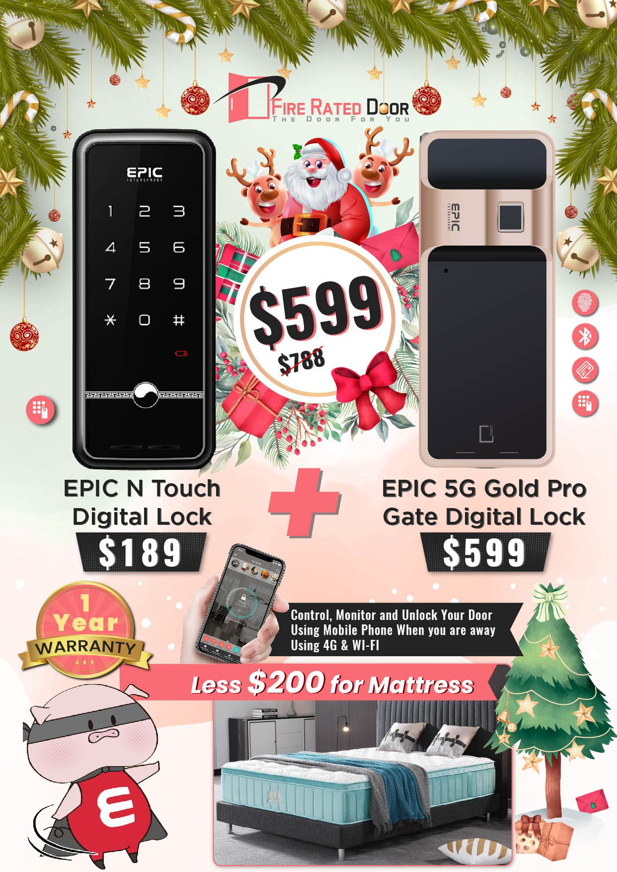 Flyer Design for Digital Lock Sales in Singapore