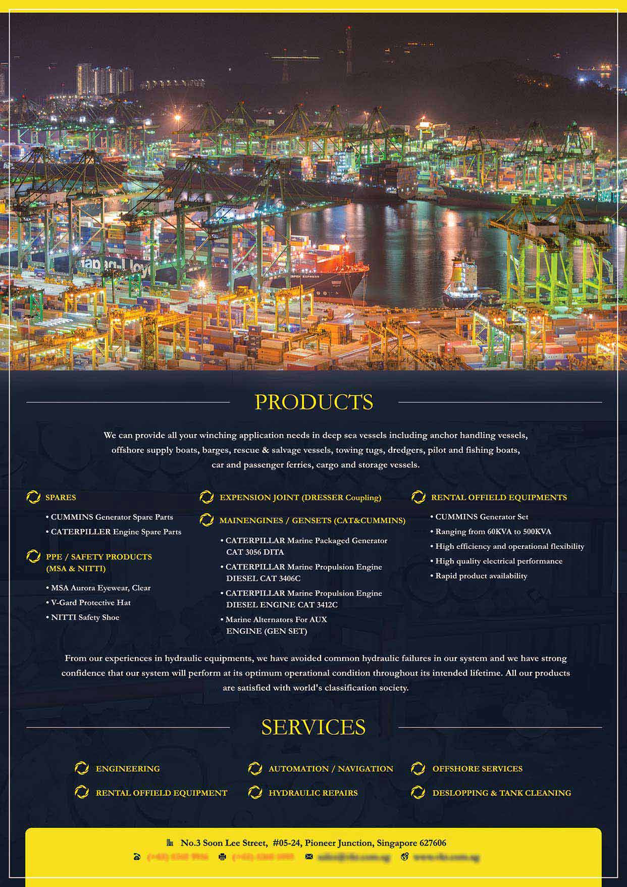 Flyer Design for Engineering Services Company