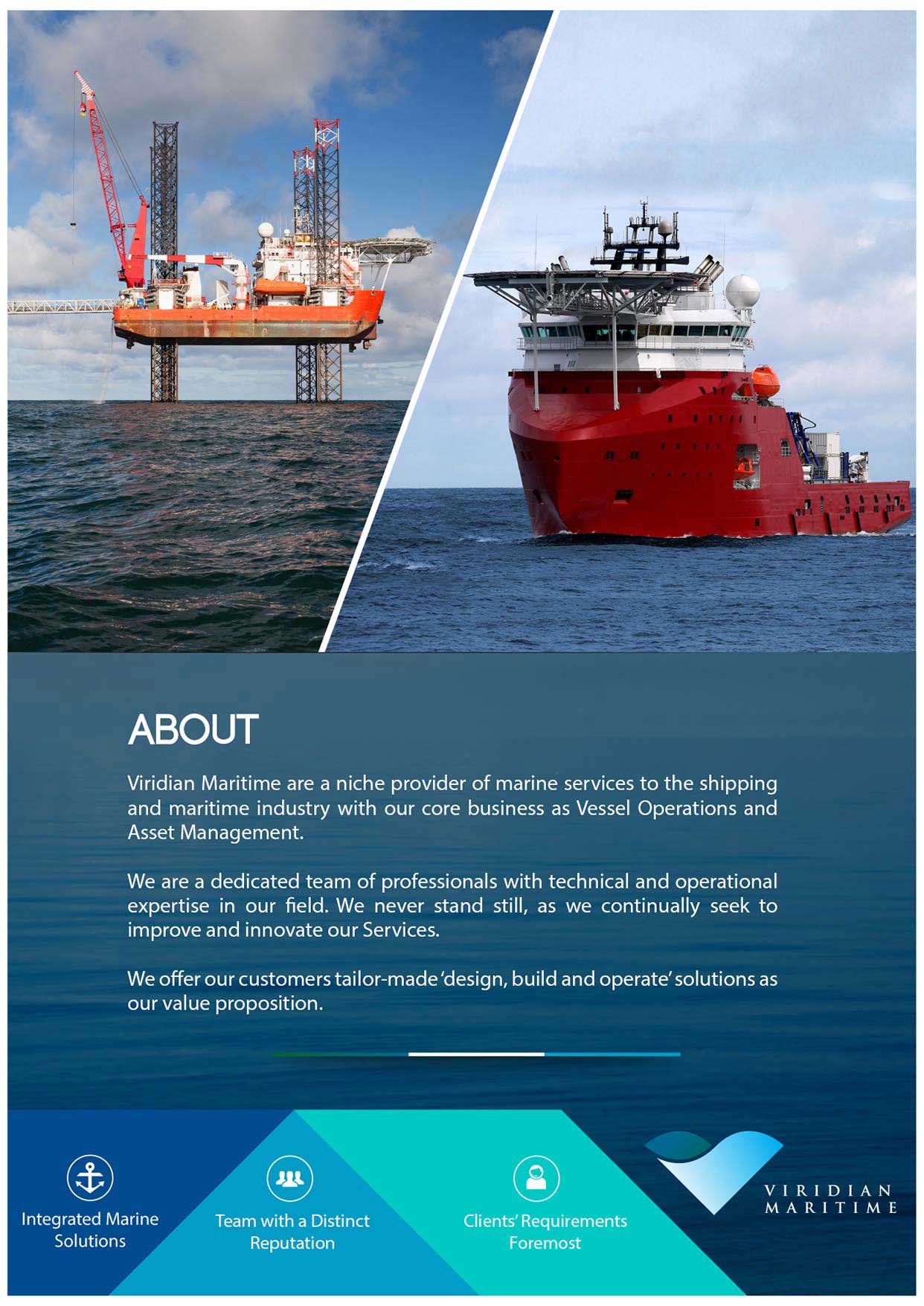 Flyer Design for Maritime Company in Singapore