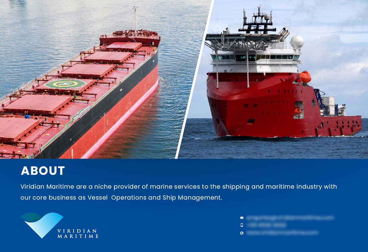 Flyer Design for Maritime Company