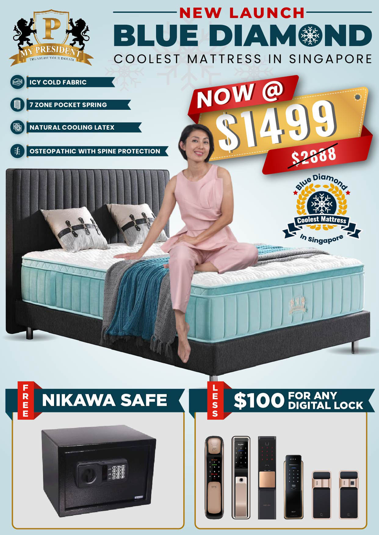 Flyer Design for Mattress Launch