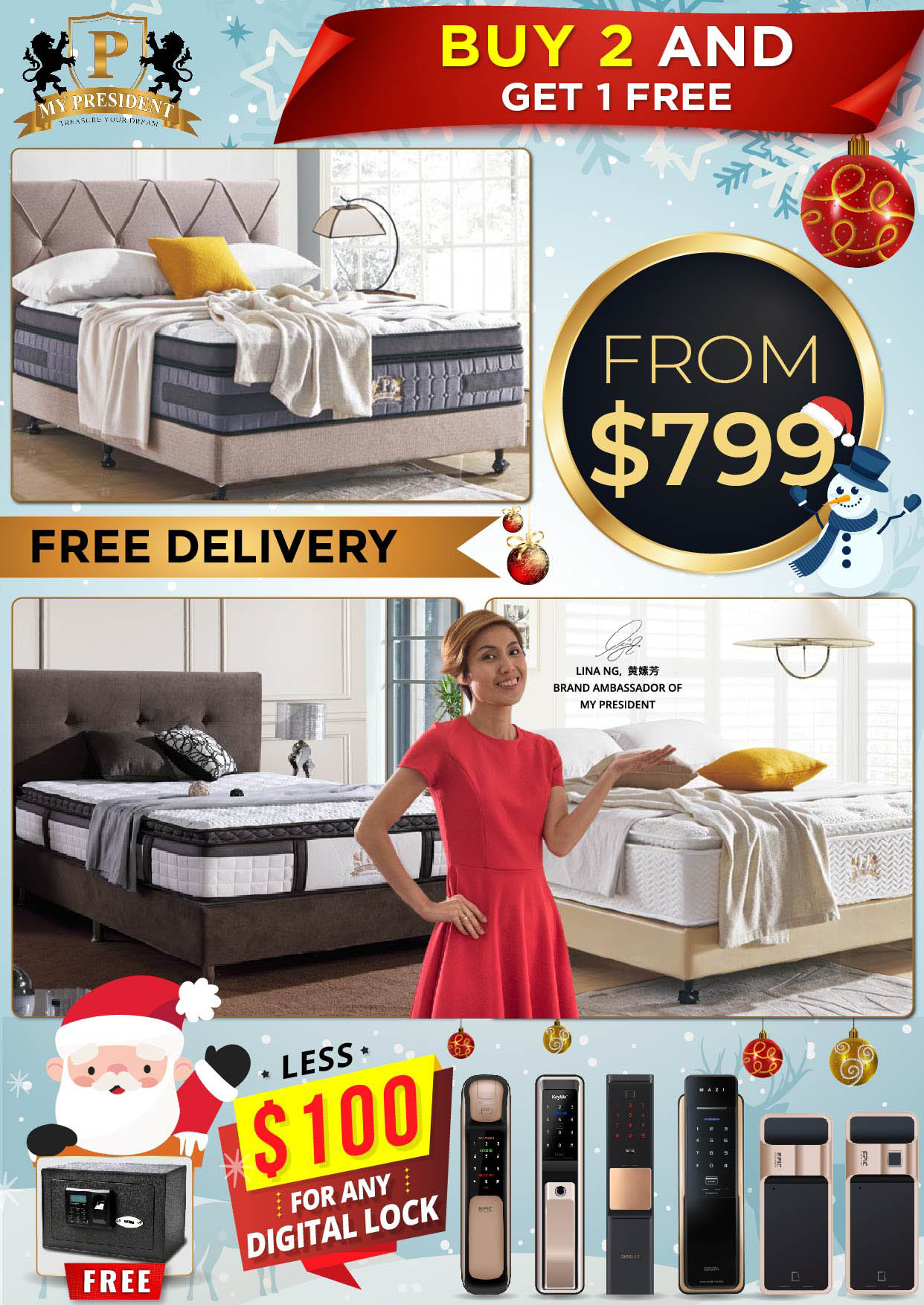 Flyer Design for Mattress Promotion