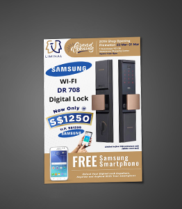 Flyer Design for SamSung Digital Lock Seller