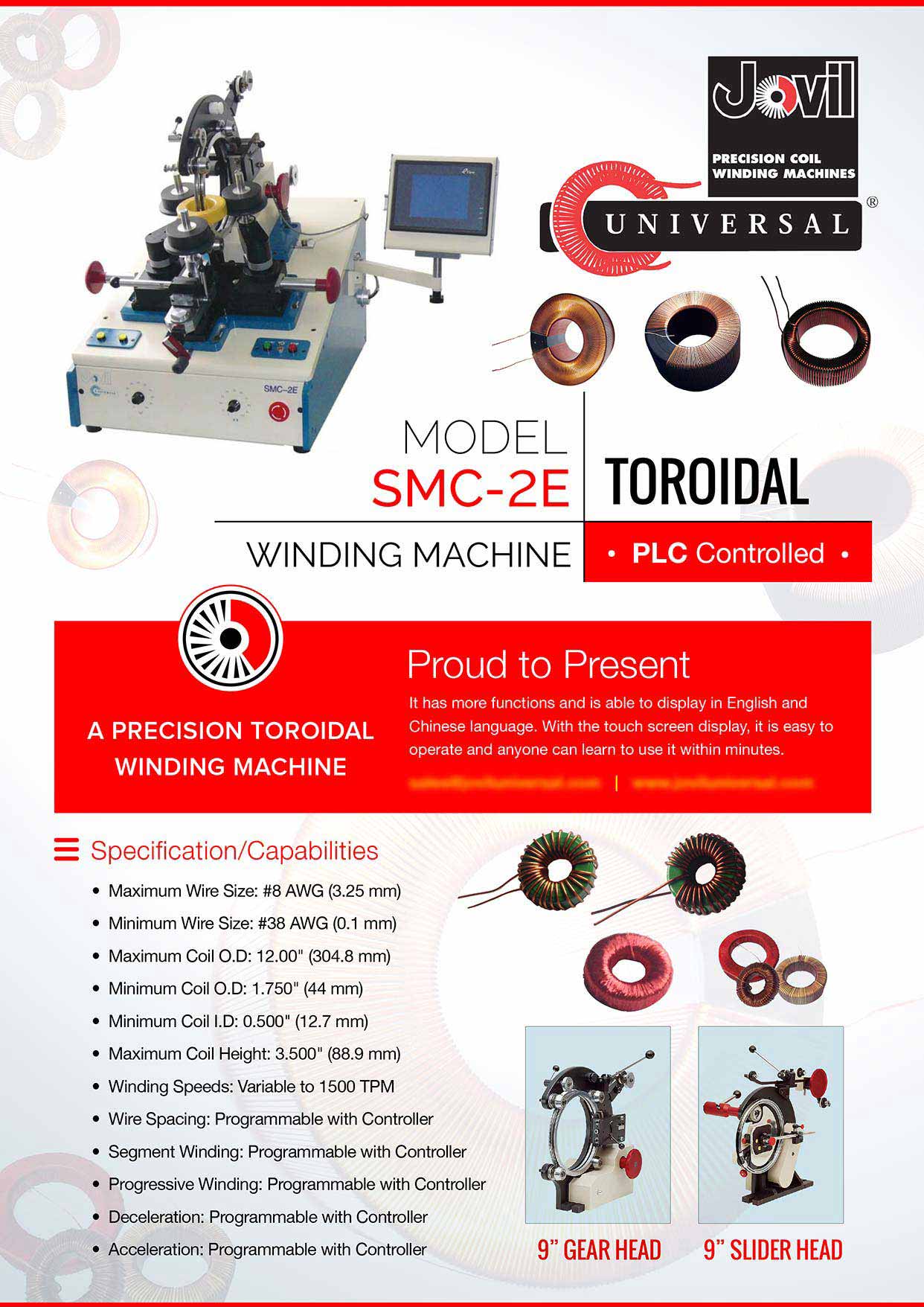 Flyer Design for Toroidal Winding Machine
