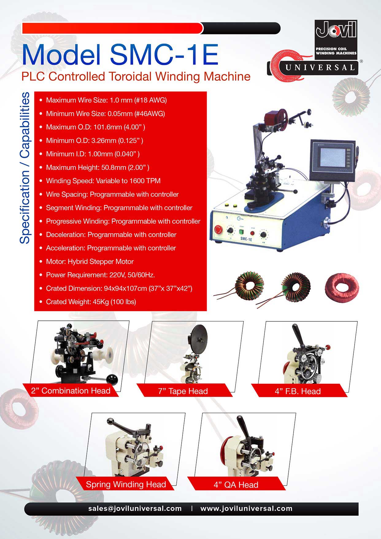 Flyer Design for Winding Machine