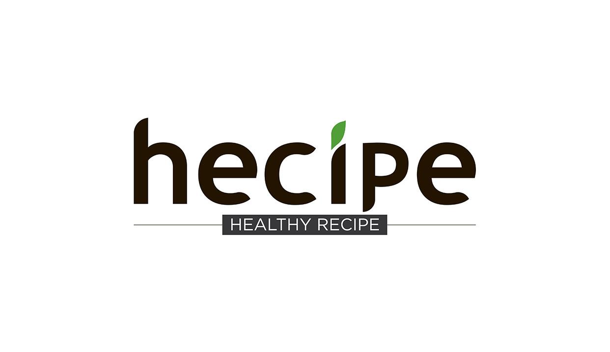 Hecipe-Logo Design for Organic Food Recipe Blog in Singapore