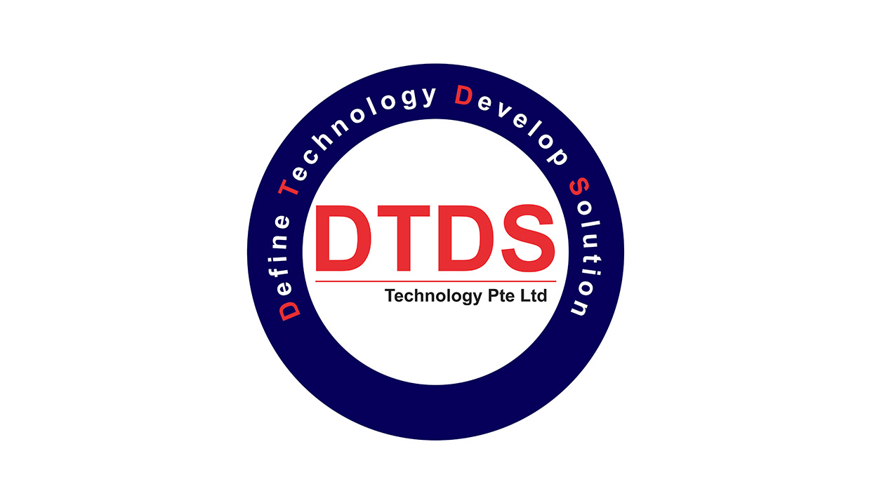 Technology Develop Solutions Company Logo Design in Singapore