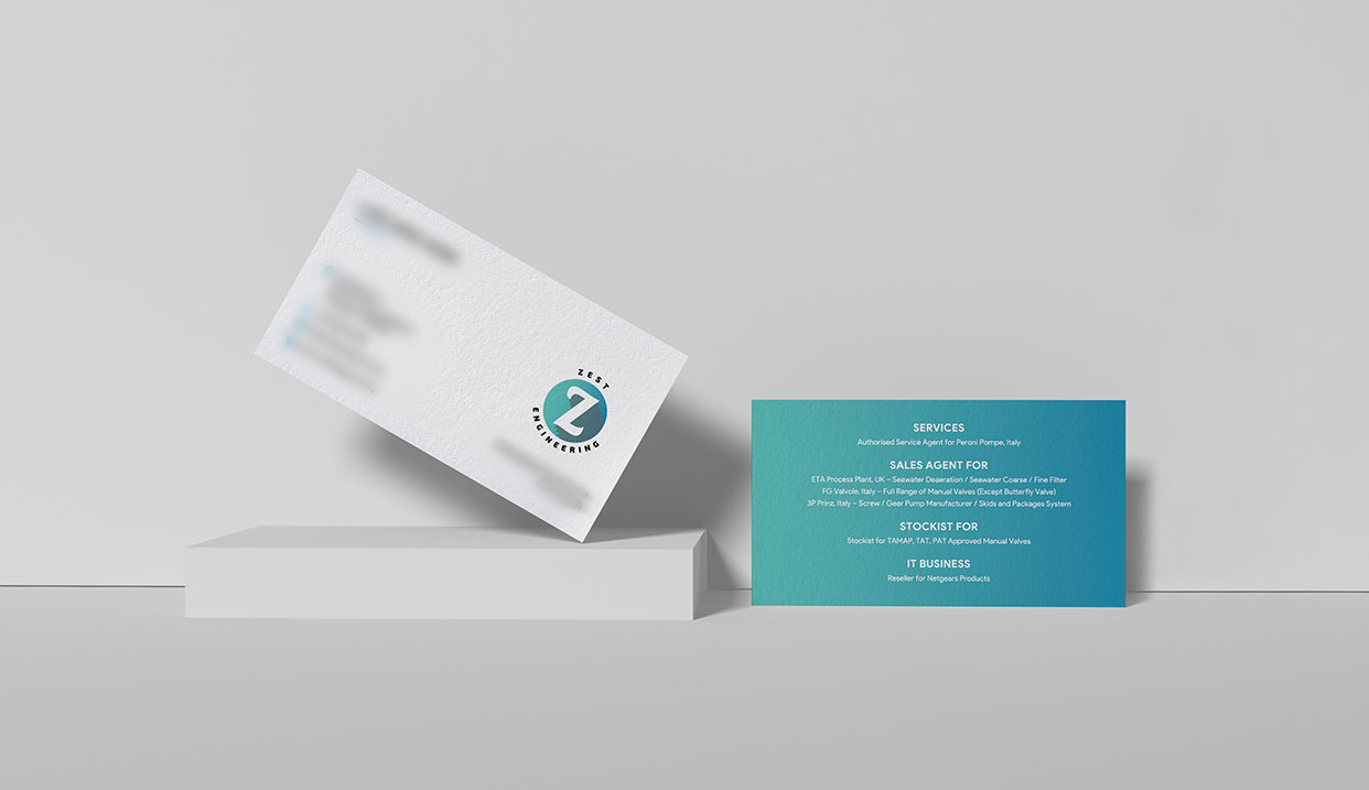 Business Card for Engineering Services