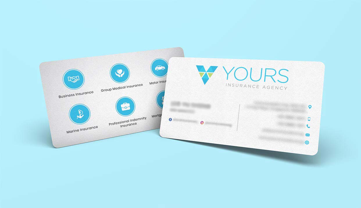 Name Card Design for Insurance Agent