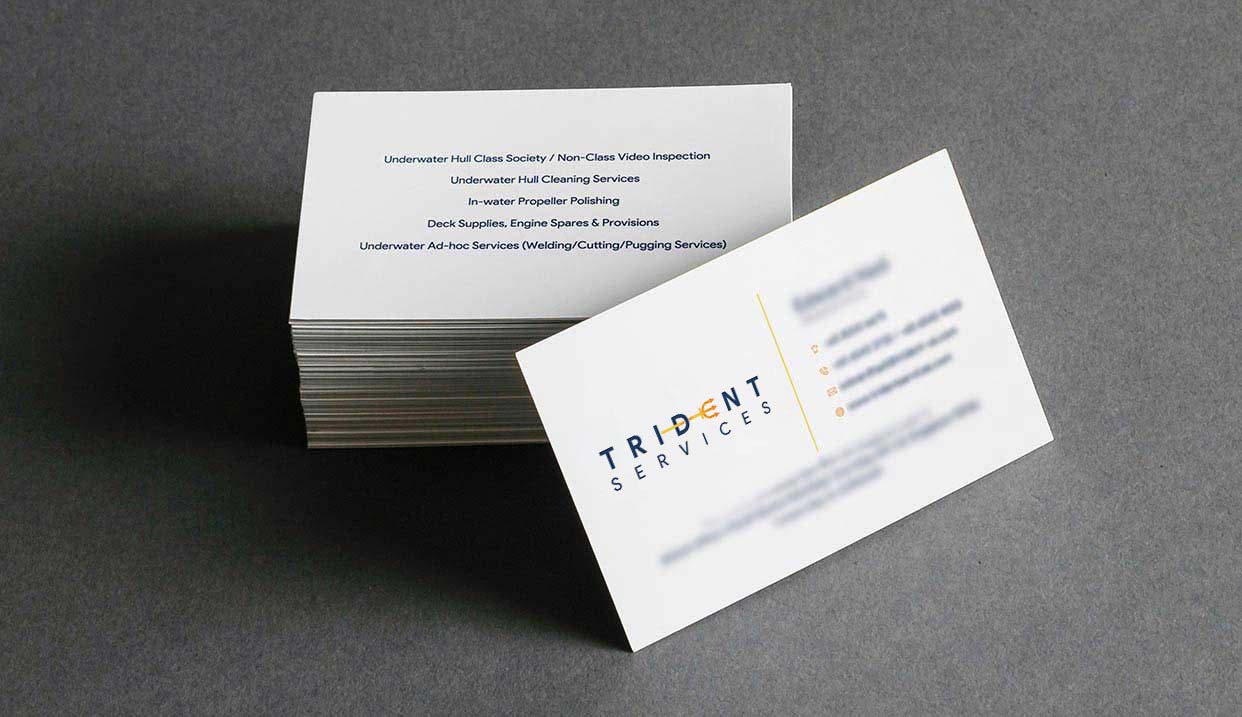 Name Card Design for Marine Services