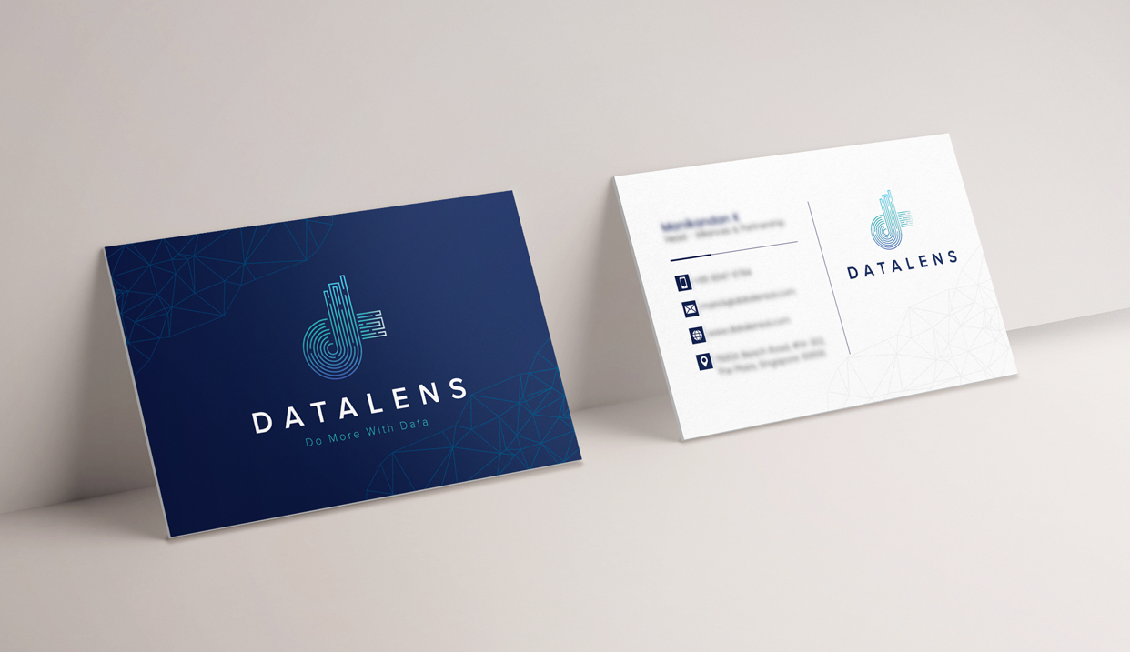 Data & Technology Name Card Design Singapore