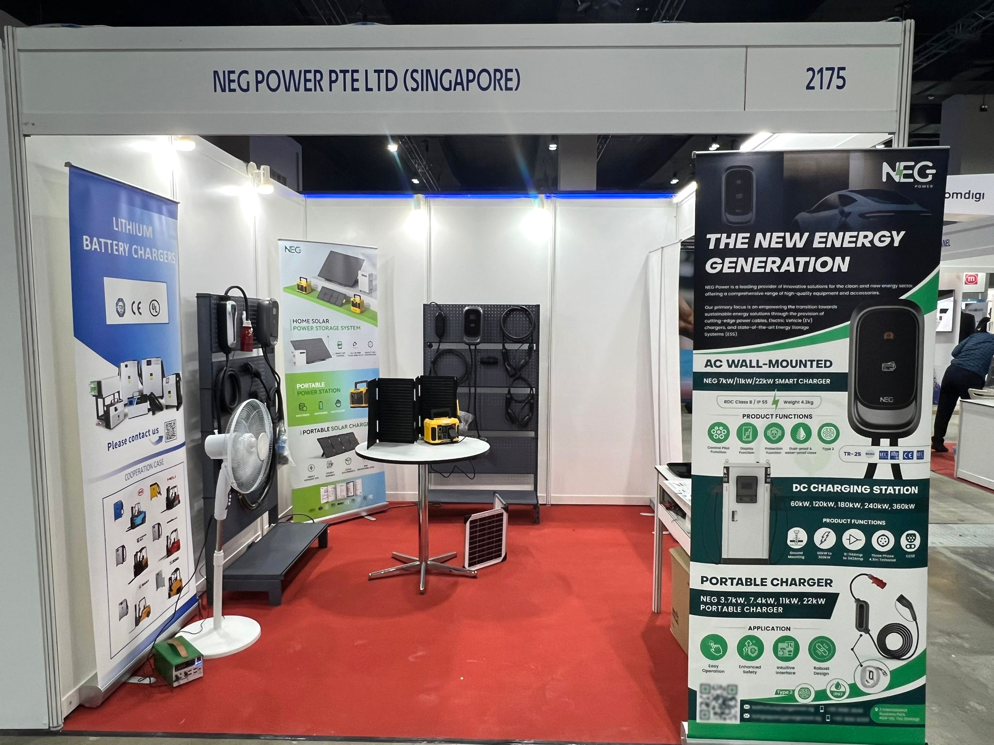 EV Charger Pull Up Banner Design Singapore