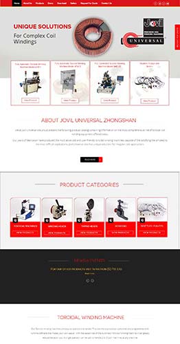 Custom CMS Website Design for Manufacturing Company in Singapore