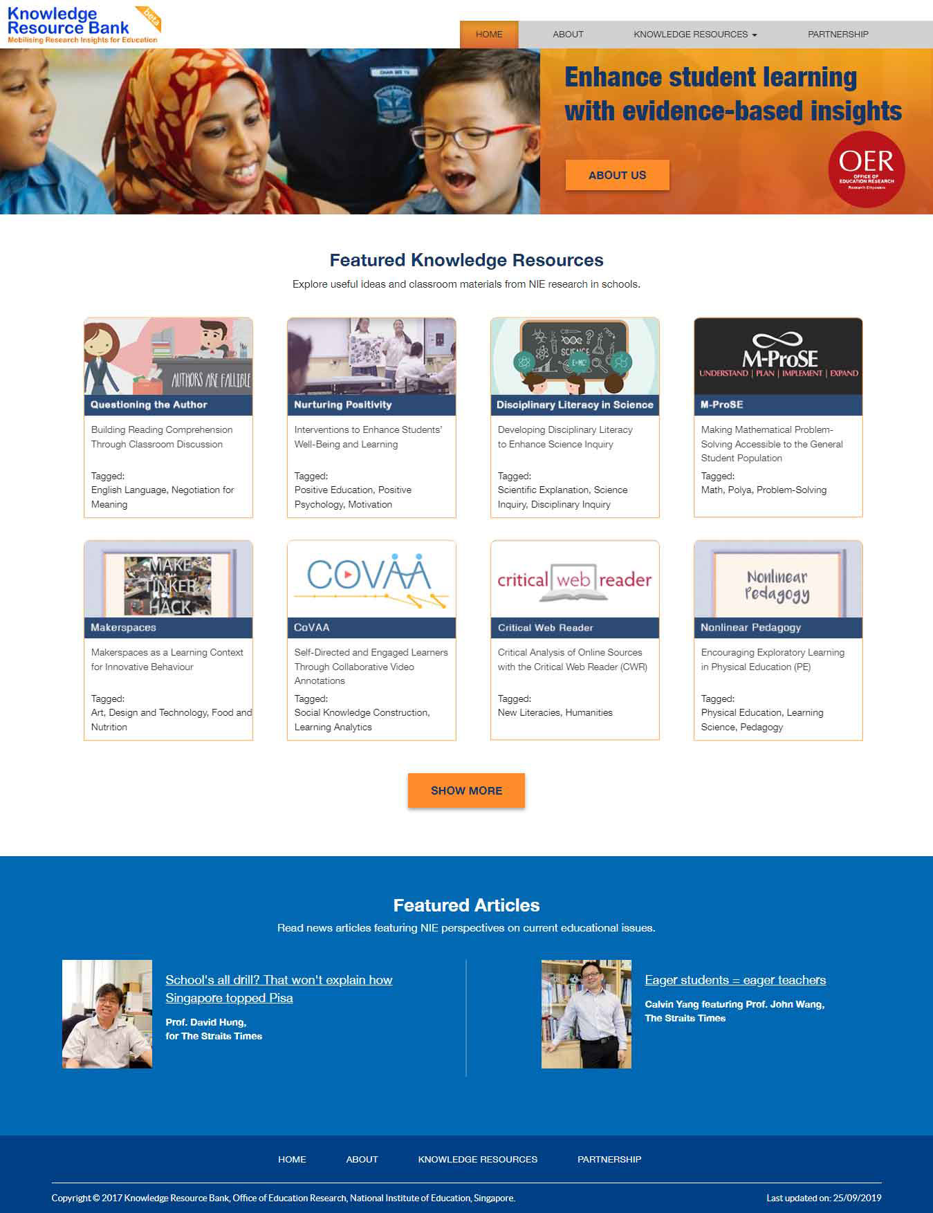 Resource Bank Static Website Design and Development