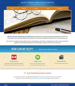 Static Website Design and Development for Translation Services Company