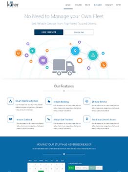 WordPress CMS Website for Courier Company in Singapore